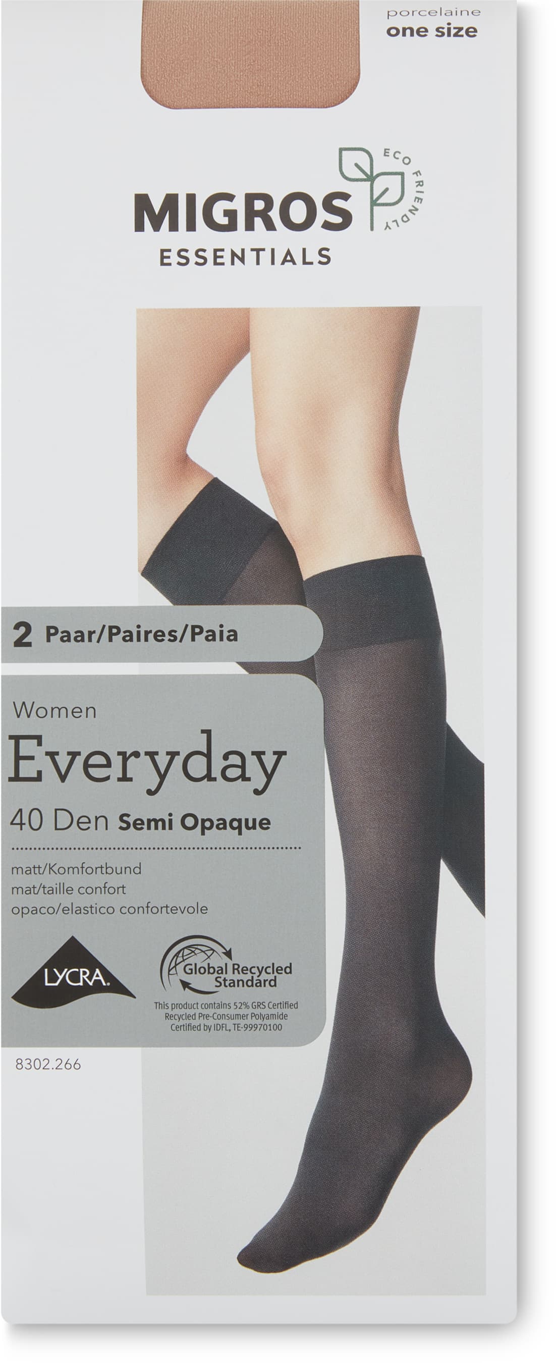 Damen Kniestrümpfe Semi Opaque 40 Den